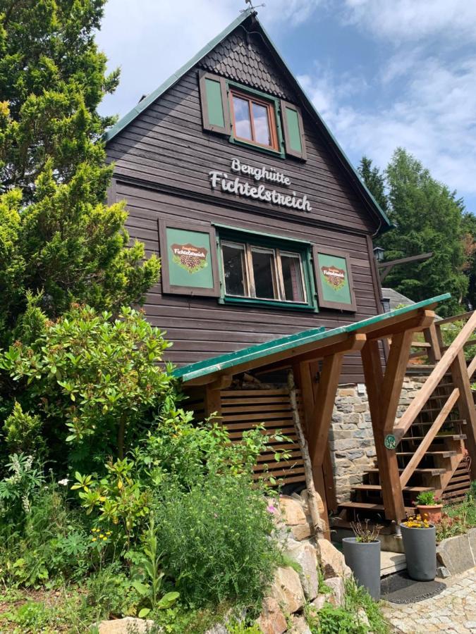 Villa Berghütte Fichtelstreich Oberwiesenthal Exterior foto