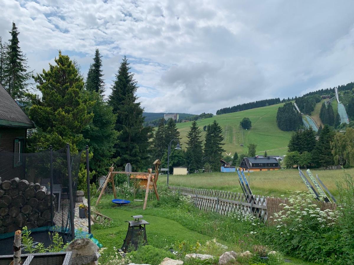 Villa Berghütte Fichtelstreich Oberwiesenthal Exterior foto